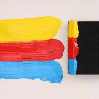Bates- Foam Paint Brushes, 1", 2" & 3", 26 Pack, Multi-Surface, Including Sponge Brushes for Painting & Staining - size: 1", 2" & 3", 26 Pack