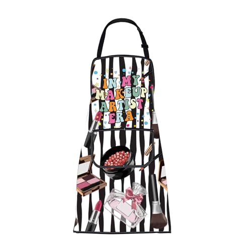 BNQL Makeup Artist Apron With Pockets For Esthetician Cosmetology Student Gifts In My Makeup Artist Era