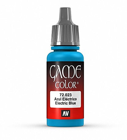 Vallejo Game Color Electric Blue Paint, 17ml - color: Electric Blue