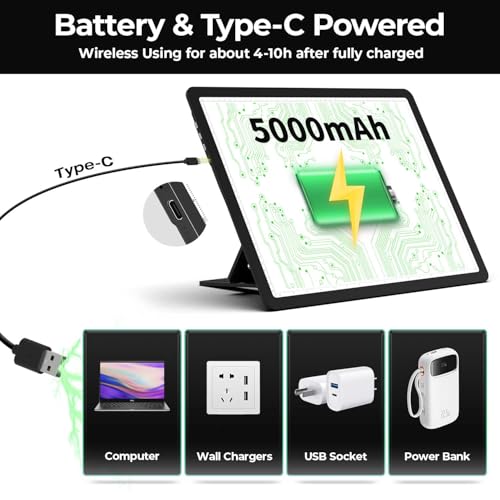 Zocelight Rechargeable A3 Light Board with Built-in Stand & Bag,Super Bright Magnetic Light Box for Tracing,Wireless Light Pad for Diamond Painting,Side Buttons,LED Light Table for Drawing,Sketching - size: A3 with Stand & Bag