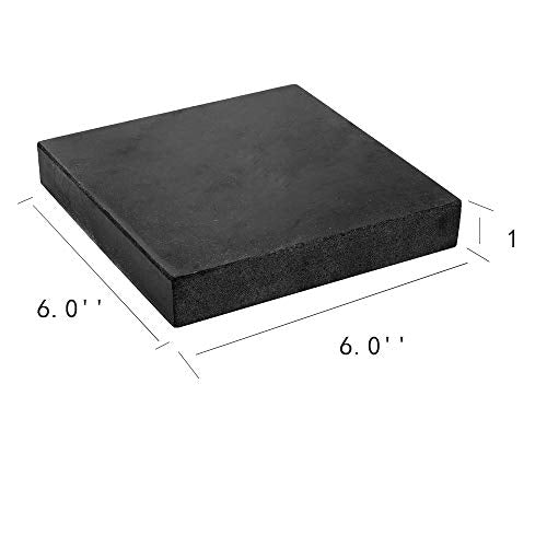 Rubber Bench Block Jeweler's Rubber Bench Block (15CMx15CM) | Rubber Stamping Block for Hammering, Shaping, Chasing, Flattening Metals - color: Rubber Block, size: 6" x 6"