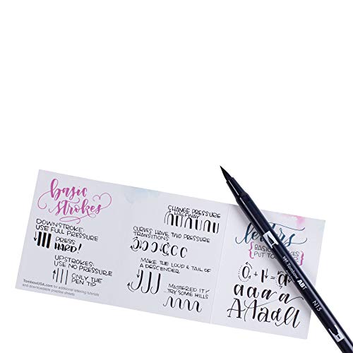 Tombow 56190 Beginner Lettering Set. Includes Essential Tools to Start Hand Lettering - style: Beginner Lettering Set