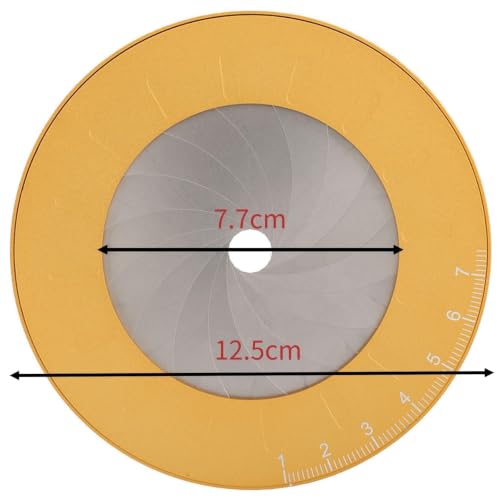 Circle Drawing Maker, Adjustable Stainless Steel Round Circle Template Professional Circle Drawing Tool with Ruler Function for Drawing Drafting