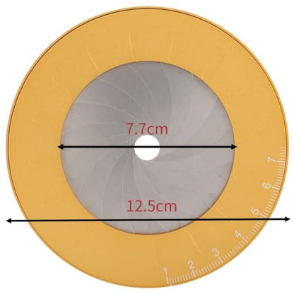 Circle Drawing Maker, Adjustable Stainless Steel Round Circle Template Professional Circle Drawing Tool with Ruler Function for Drawing Drafting