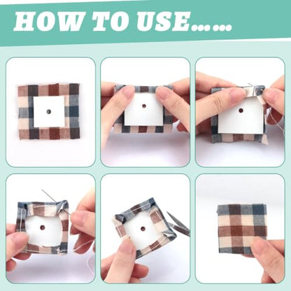 1000 PCS 1" Square Paper Piecing Templates, Quilting Templates Accessories for DIY Patchwork Crafts and Sewing Supplies﻿ - size: 1 Inch-1000pcs Square
