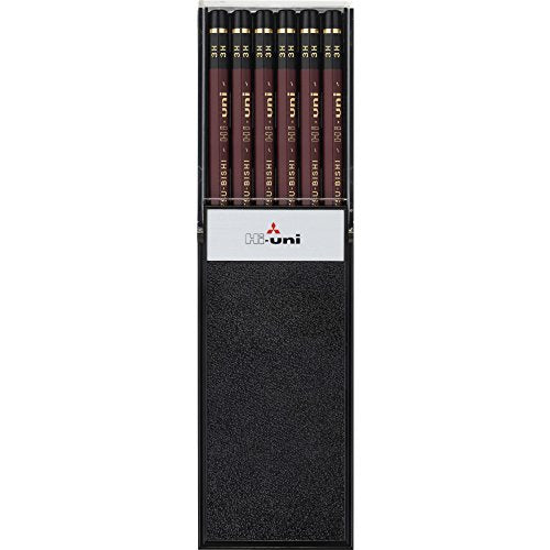 Uni Wooden Pencil, 3H, Box of 12 (HU3H) - style: 3H