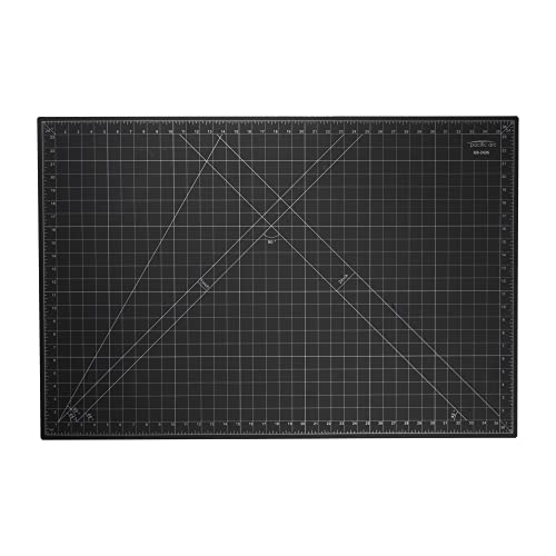 Pacific Arc Double Sided Self Healing Cutting Mat - Thick and Durable Vinyl Rotary Cutting Mat for Sewing & Scrapbook Paper Cutting Mat (24"x36") - size: 24"x36"