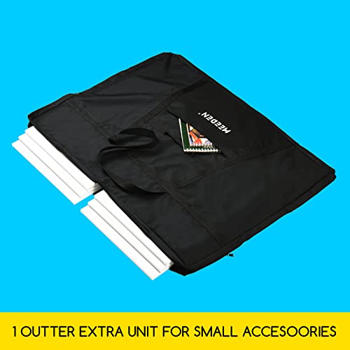 MEEDEN Art Portfolio Bag: 32 x 42 Inch Black Canvas Portfolio Case - size: 32" X 42"