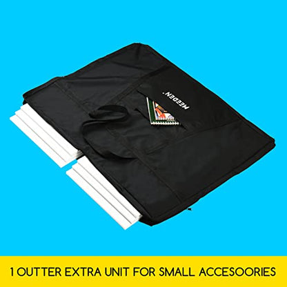 MEEDEN Art Portfolio Bag: 32 x 42 Inch Black Canvas Portfolio Case - size: 32" X 42"