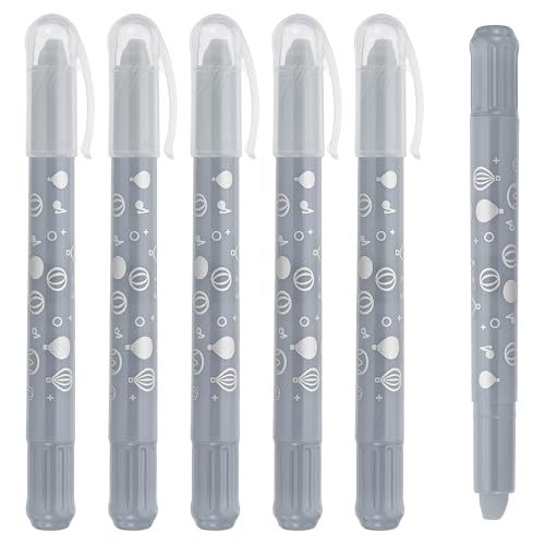 PATIKIL Watercolor Gel Crayon, 6Pcs Twist Coloring Gray Crayon - color: Gray