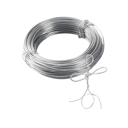 Aluminum Armature Wire 20mx1.5mm Transparent Plastic Coated Metal Shaping String Cord for Sculpting Hand Wreath DIY Flower Art Project Craft Structure Jewelry Making