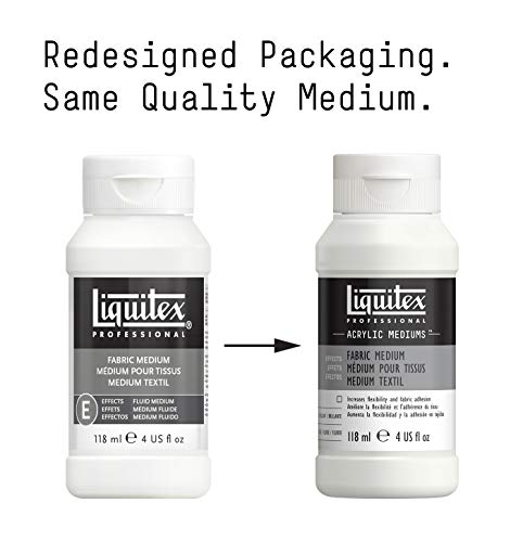 Liquitex Professional Effects Medium, 118ml (4-oz), Fabric Medium - color: Fabric, size: 4 Fl Oz (Pack of 1), style: 4-oz