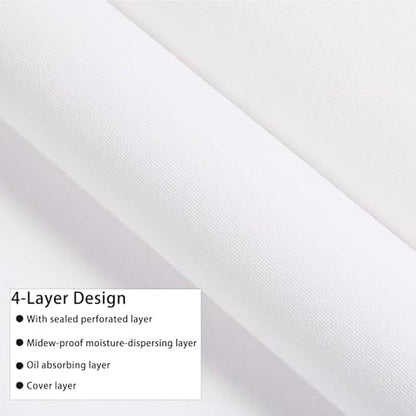 Canvas for Painting,36 Inch x 20 Feet Canvas Blank Oil Painting Paper Roll | 100% Cotton,White,Double Primed,Acrylic, Pouring Watercolor,Oil Painting - size: 36 Inch x 20 Feet