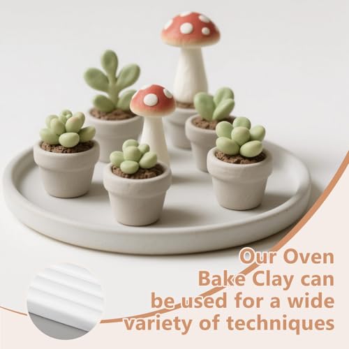 Soulchen Polymer Clay White, Oven Bake Clay, Non Toxic, 19.84 Pounds for Modeling, Jewelry, Sculpting, DIY and Projects