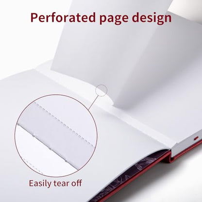 Sketchbook for Drawing, 120 Pages Sketch Book, 122LB/180GSM Thick Paper - color: Red, size: Small(7.5×5.3INCH)