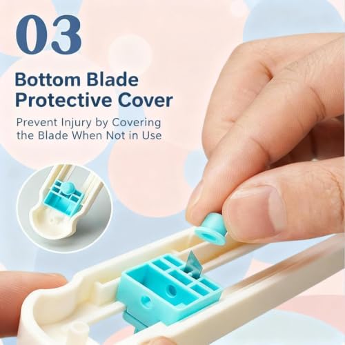 Circle Cutter, Adjustable Circle Paper Cutter with 1 Replacement Blades, Cutting Diameter 8-32cm, Circular Rotary Cutter for Paper Crafts, Paper Trimmer for DIY Craft Scrapbooking Card Making
