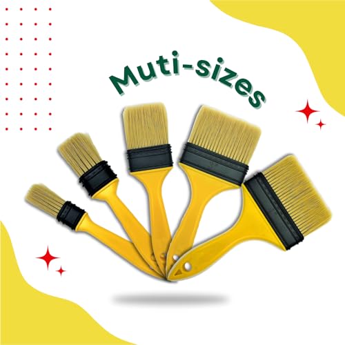 Not Chip Brush, Paint Brushes for Walls 4 inch 14 Pack, S.Chip Brush Never Lose Bristles - Small Package, 100% Plastic, for Paint, Glues, Stains and Completely Recyclable | Paint Brushes for Walls, 100% Plastic, for Paint, Glues, Stains and Single materia