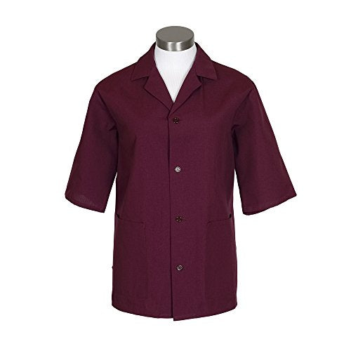FAME Adult's UniSex Smock - color: Burgundy, size: X-Small