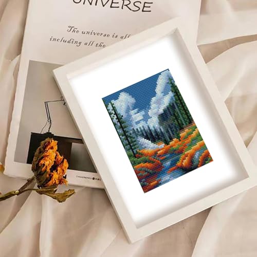 National Park Small Diamond Art Kits for Adults, 12 Pcs , 6.7x8.3 Inch - color: National Park