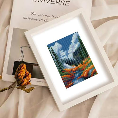 National Park Small Diamond Art Kits for Adults, 12 Pcs , 6.7x8.3 Inch - color: National Park
