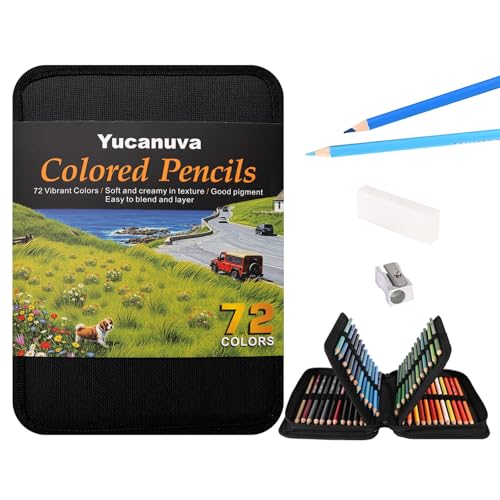 72 Colored Pencils for Adult Coloring Books, Perfect for Coloring - style: 72Sea