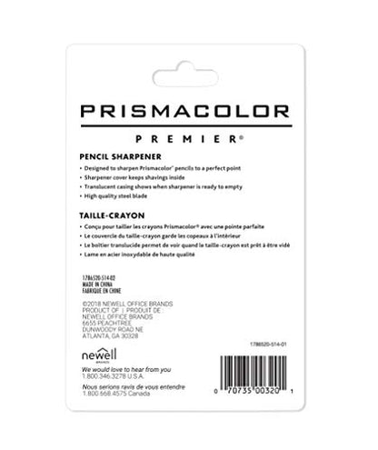 Prismacolor Premier Pencil Sharpener - Writing, Drawing, Sketching, Art Supplies (Pack of 18) - size: 1-Count (Pack of 18)