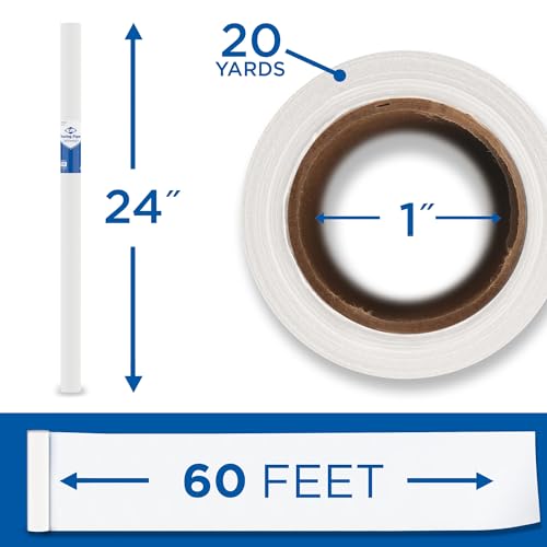 Alvin, Lightweight Tracing Paper Roll, White, Suitable with Ink, Charcoal, Felt Tip Pen, for Sketching or Detailing - 24 inches x 20 yards, 1-inch Core - color: White - 20 Yards, size: 24"