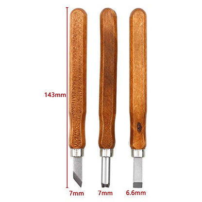 Wood Carving Knife Set, 3 PCS, SK5