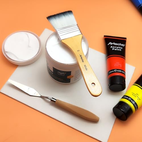 Artecho White Gesso 16.9oz / 500ml - color: white, size: 16.9 Fl Oz (Pack of 1)