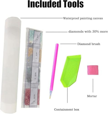 EIBEILI Square Drill Diamond Painting Kits for Adults Hydrangea Diamond Art - color: DP02891