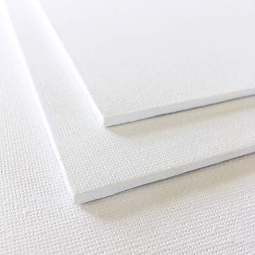 milo Canvas Flat Panel Boards for Painting, 16x20 inch, 12 Pack, White - size: 16"x20" Pack of 12