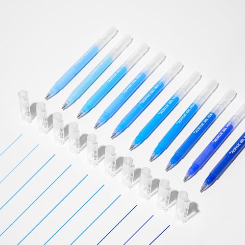 ROSYMENG 10 Colors Acrylic Gel Pens Set, Big-Capacity Ink Acrylic Paint Pen for Adults Coloring Books, Waterproof Paint Markers for Canvas, Rock, Wood, Drawing Doodling, Ceramic, Fabric, DIY Crafts - color: 10 Color(Dark Blue)