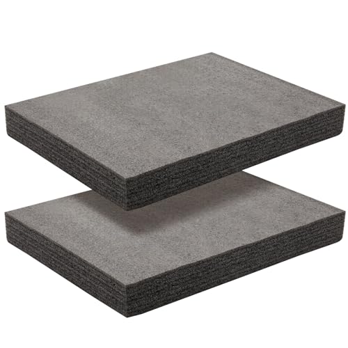 Okuna Outpost Polyethylene Foam Sheets - Customizable Foam Inserts for Cases - Polyethylene Pad Cushioning - Versatile Craft Sheets & Packing Padding - Pack of 2, 16 x 12 x 2 in - size: 2 IN