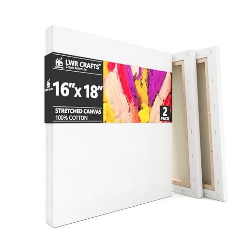 Stretched Canvas 16" X 18" Pack of 2 - size: 16"x18"x2