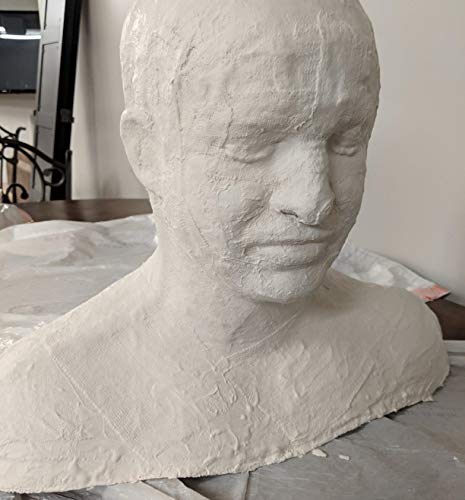 Fermus 8 Pack White Plaster Cloth Gauze Bandages Rolls for Art Project | Total 120ft Plaster Strip Wrap for Belly Cast, Mask Making, Sculptures, Body Casts, Craft Projects, Scenery Construction - size: 8 Pack (120ft)