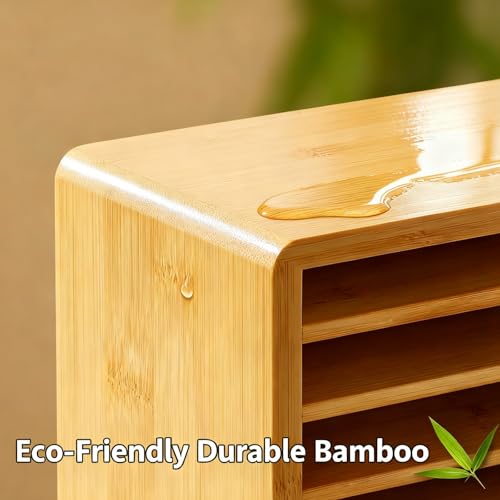 280 Marker Organizer, Bamboo Wooden Storage for Alcohol Markers Pens Pencils, No Assembly, Large Desk Holder for Artists Teachers Students, Classroom Office Art Supply (A No Drawer) - style: A No Drawer