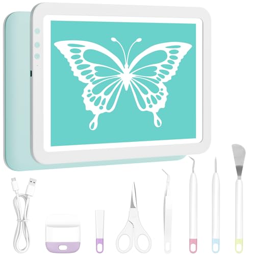 Bawaslom A4 Light Board with Weeding Tools Set and Accessories for Vinyl
