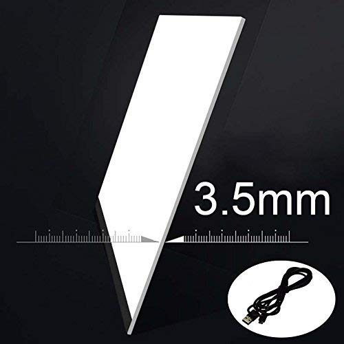 Huacan LED Light Pad Board for Diamond Painting Tablet Ultrathin 3 Level Dimmable Portable USB Charging Apply to Diamond Art Kits - color: A4