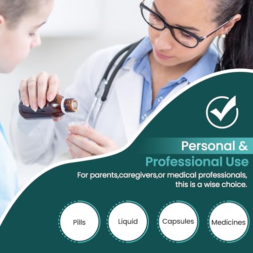 Disposable Medicine Cups Graduated, Bulk Pack of 100, 1 oz (30ml) Small Plastic Measuring Cup for Liquid Medication, Paint, epoxy, Pill and Resin. - size: 1 oz