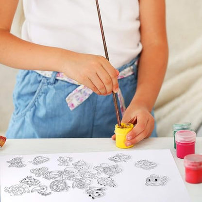 WILLBOND 24 Pieces Sun Catchers Craft Assorted Sun Catcher Kits for Window - style: Animals Theme