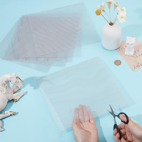 OLYCRAFT 12Pcs Aluminum Wire Mesh 9.9x9.9 Inch Sculpting Mesh Sheet for Sculpting Clay Craft Metal Window Screen Net Small Hole Aluminum Net Sheet for Arts Craft Metal DIY Projects Home Decor - size: 9.9x9.9 Inch