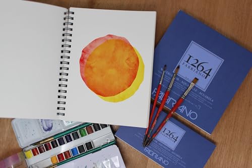 Fabriano 1264 Watercolor Pad, Bright White - size: 9 x 12