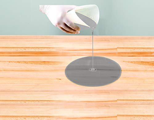 Varathane 363903 Super Glaze Pour-On High Gloss Epoxy, Quart, Classic Gray - color: Classic Gray