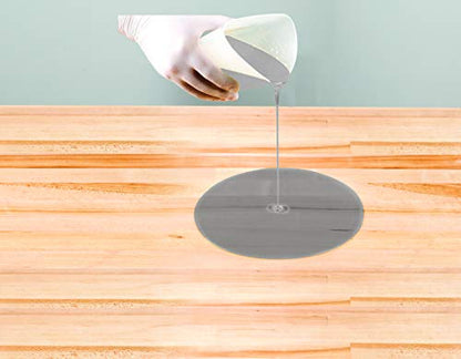 Varathane 363903 Super Glaze Pour-On High Gloss Epoxy, Quart, Classic Gray - color: Classic Gray