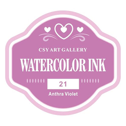 Drawing Inks,Calligraphy Inks,Liquid Watercolor Paint,Dip Pen Ink Set for Writing, Drawing (21 Anthra Violet)