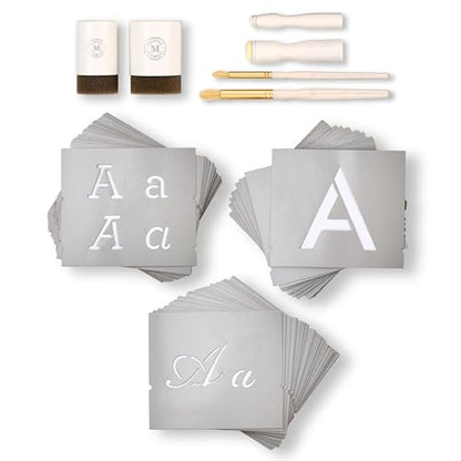 Martha Stewart, Classic Alphabet Paper Lettering Stencil and Tool Kit, 150 pc - style: Classic Alphabet