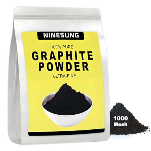 Pure Graphite Powder | 10 Pound Graphite Lubricant - 1000 Grit Superultra-Fine Graphite's Powder | Graphite's Lock Lubricant | Dry Graphite's Lubricant (10 Pound) - size: 160 Ounce (Pack of 1)
