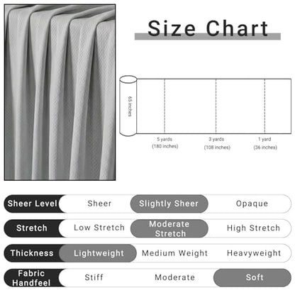 Bird Eye Mesh Jersey Fabric 1 Yard 65 Inch Wide Grey - color: Grey, size: 65'' x1 yard