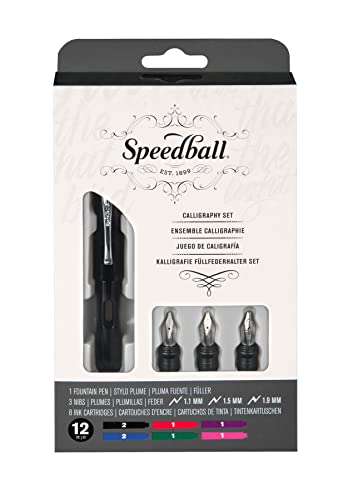 Speedball Art Products 002903 Calligraphy Fountain Pen Set