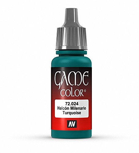 Vallejo Game Color Falcon Turquoise Paint, 17ml - color: Falcon Turquoise